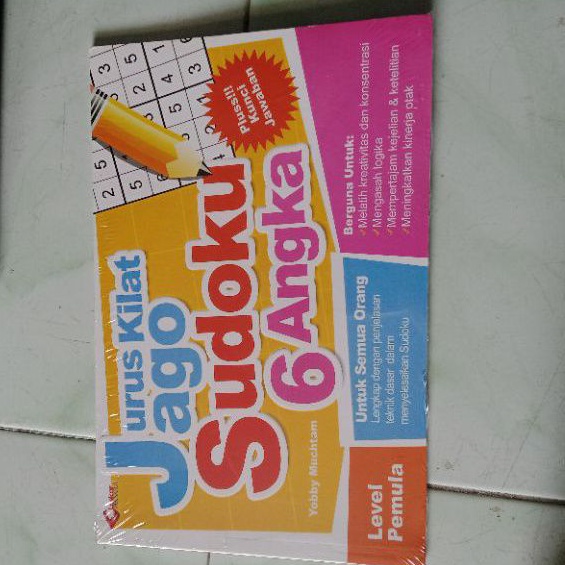 Buku jurus kilat jago sudoku 6 angka level pertama
