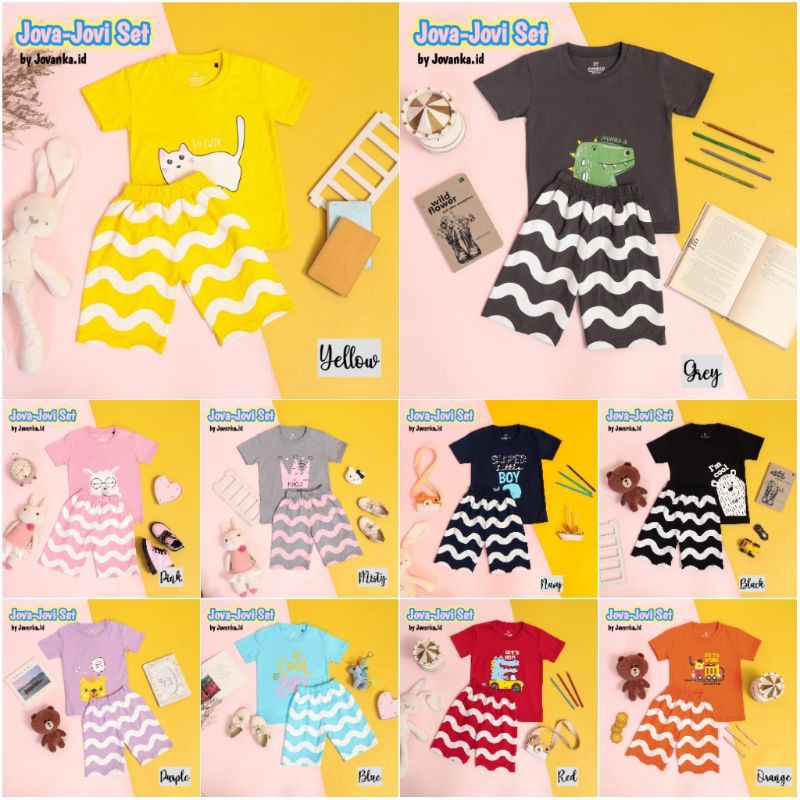 Setelan Baju Anak Jova Jovi by Jovanka.id