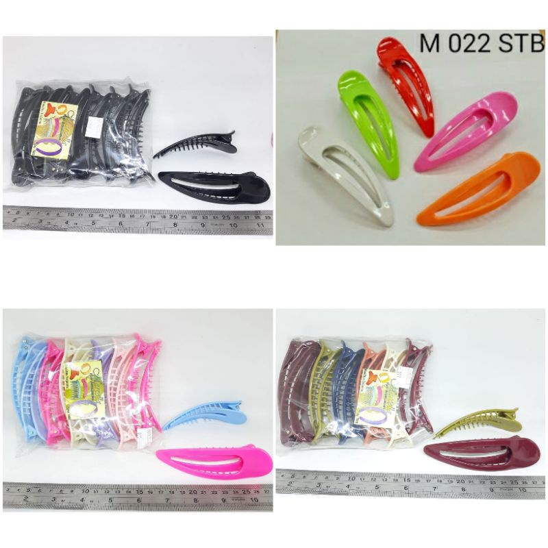 Jepit Rambut Buaya 12buah Marcella Grosir