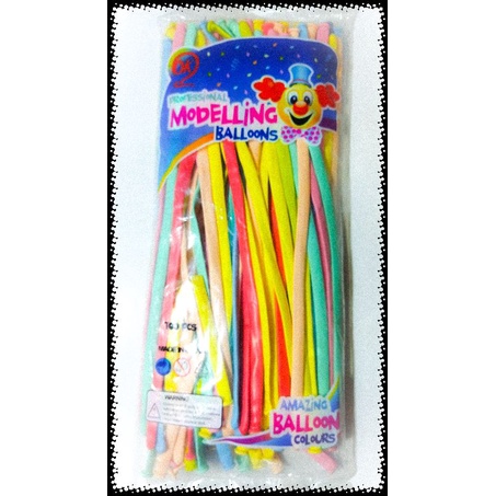 Balon pentil / balon twist / balon panjang isi 100