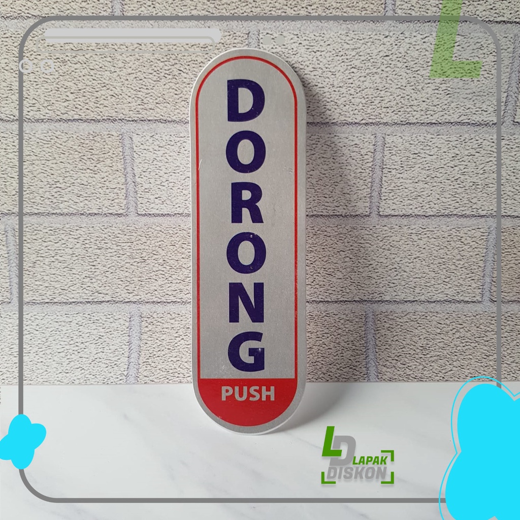 

Sticker Sign Label | Sign Label Dorong| Sticker Sign Label Vinyl | Sign Label