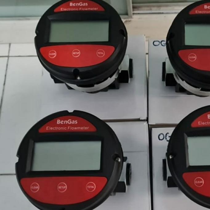 Electronic Oval Gear Flowmeter 1 Inch Ogm-25E / Flow Meter Digital