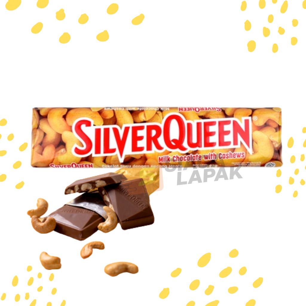 

Silverqueen Coklat Susu Kacang Mente Cashews 58gr