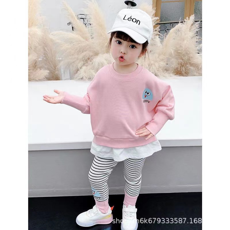 Setelan Anak Perempuan Motif Princess Pola Putri Premium Import