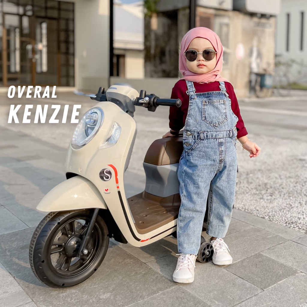 1-6TH OVERALL JEANS ANAK KENZIE OVERALL CELANA PANJANG ANAK BAJU KODOK ANAK