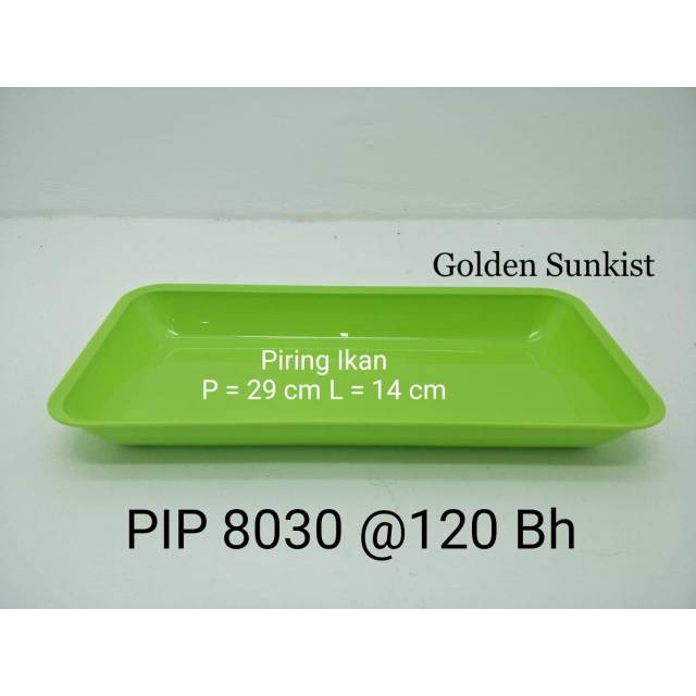 Piring ikan / piring apa saja golden sunkist kode PIP 8030