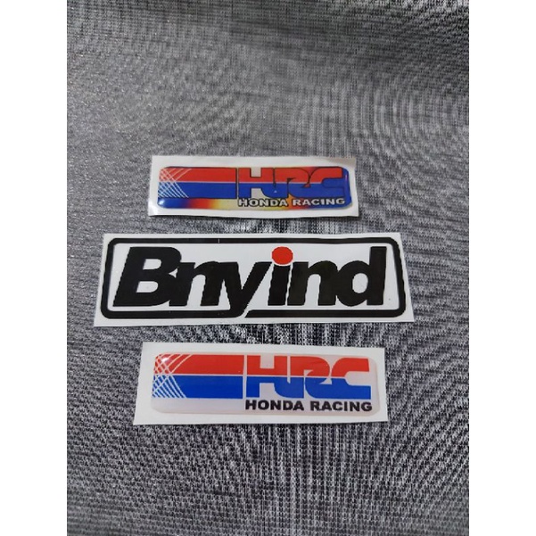 STICKER EMBLEM HRC STICKER FILTER MOTOR TIMBUL