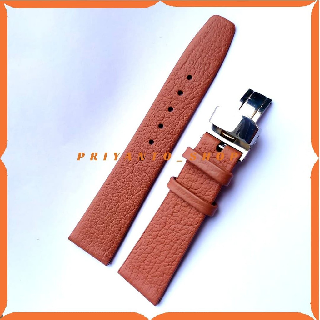 Tali jam tangan Kulit Asli leather Genuine strap seiko Rolex 20mm