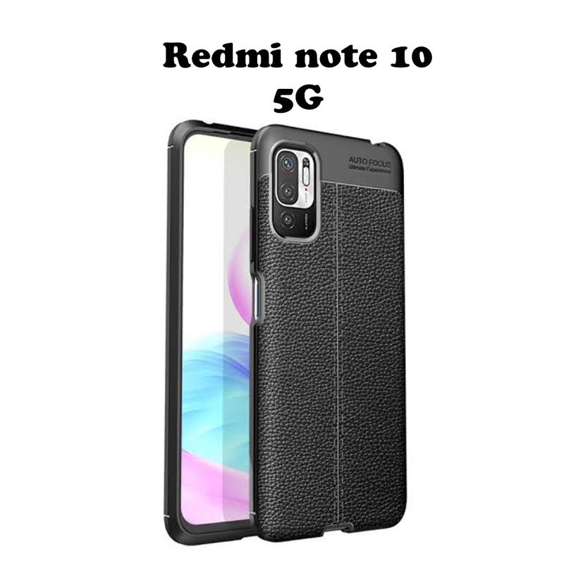 Case Auto Focus Xiaomi Redmi Note 10 5G Leather Experience SoftCase Slim Ultimate / Casing Kulit