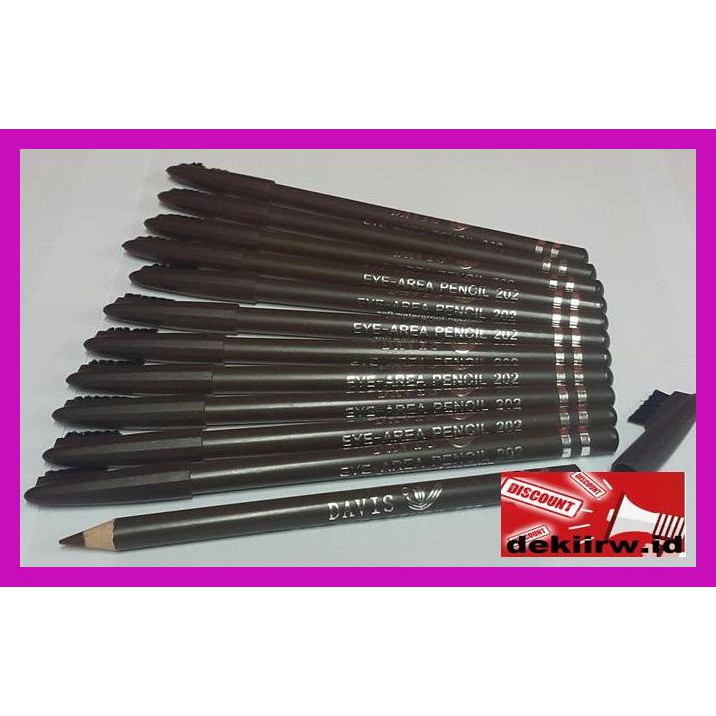

T6Eru7T6- Pensil Davis Coklat+Sikat Lusinan R5Wr6E6-