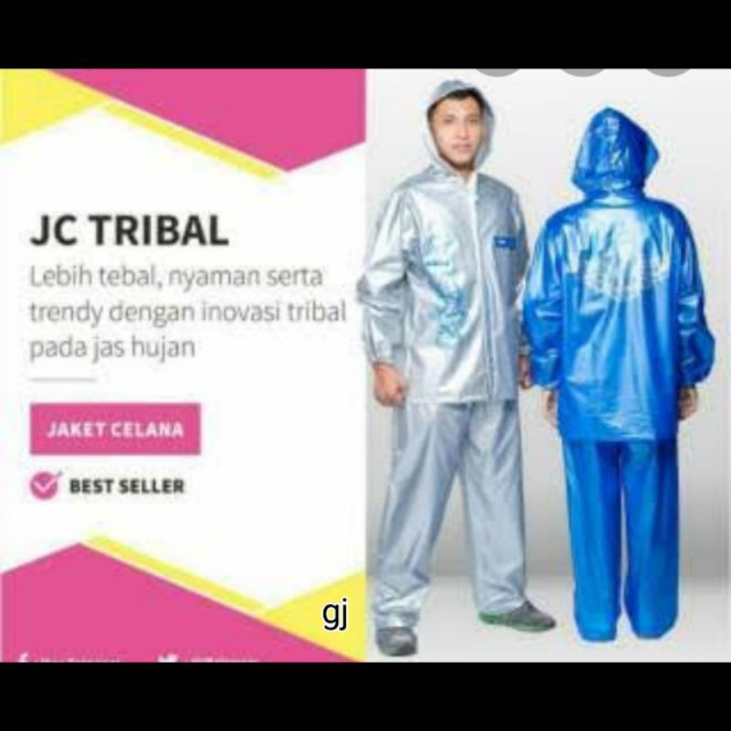 Jas Hujan Tribal, Jas Hujan Celana, Mantol Celana, Jas Hujan Murah