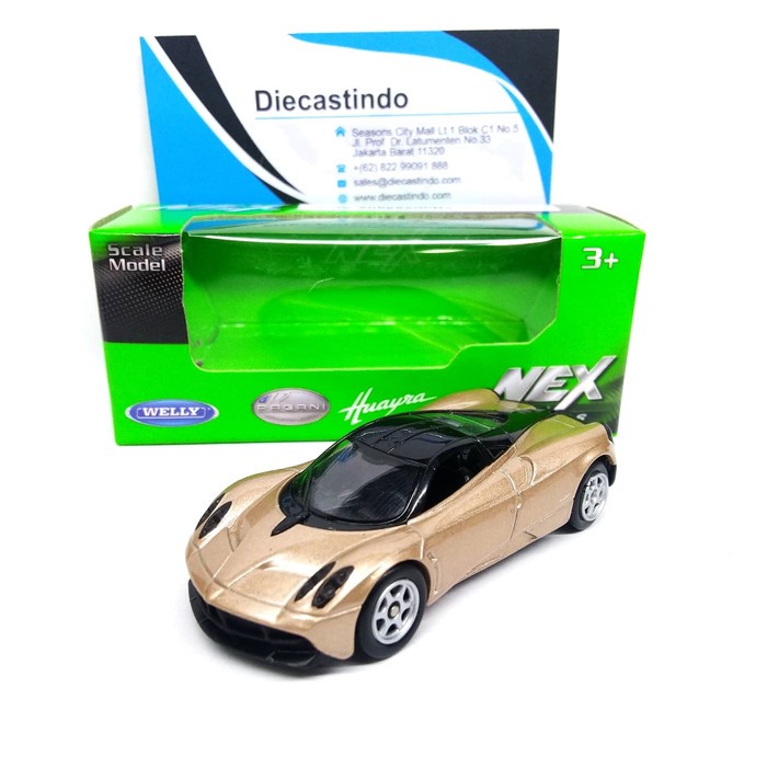 Welly Nex 1:60 Pagani Huayra, Coklat