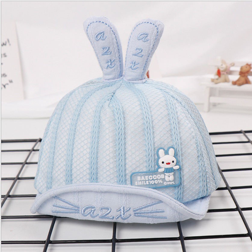 Topi baseball bayi anak import motif kelinci azx