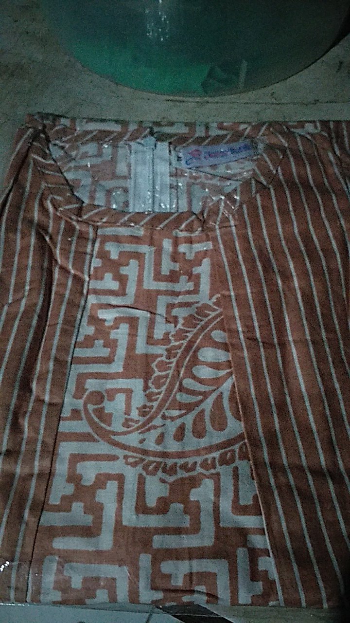 Batik Tunik Shibori Jumputan Terbar /zkl35 Yelbor Navbor / Merkunhi / Original..