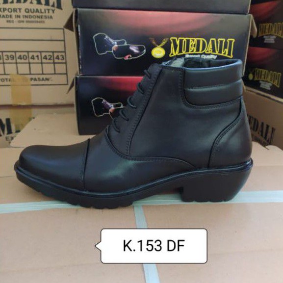 Sepatu kulit PDH boots polri TNI security guard PNS sepatu Kerja formal Tampil lebih keren