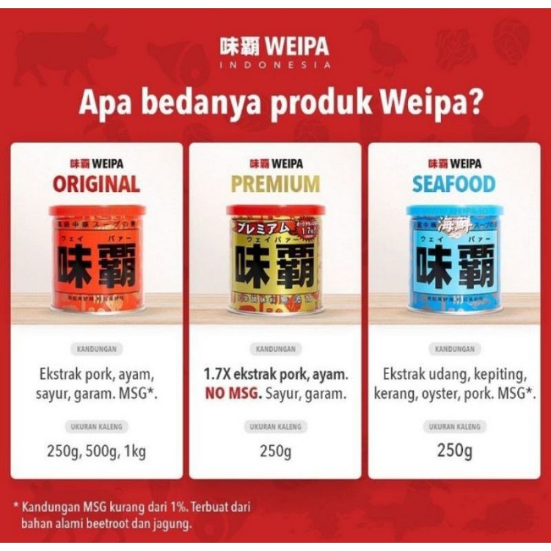 

Weipa Premium 250gr