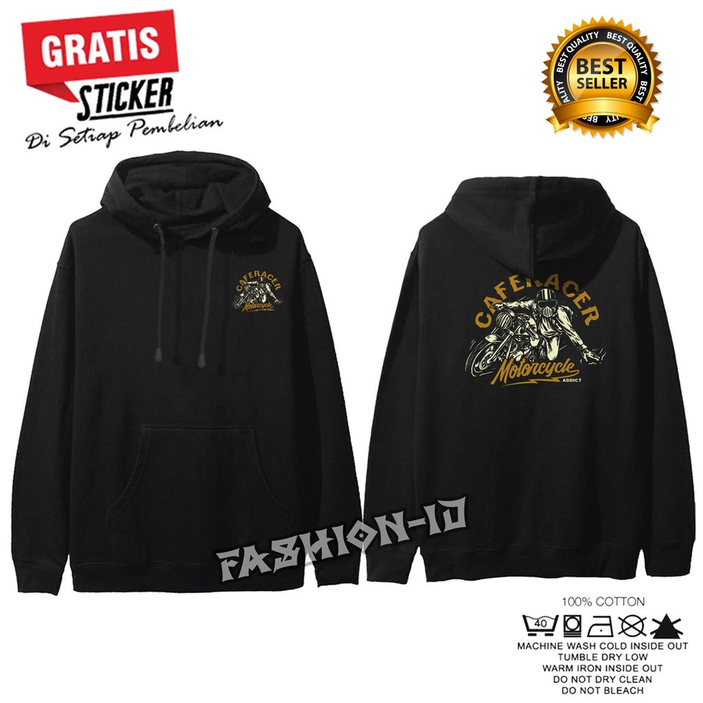 Jaket Sweater CAFERACER CAFE RACER Keren Pria Wanita Polosan KAOS PRIA KEREN