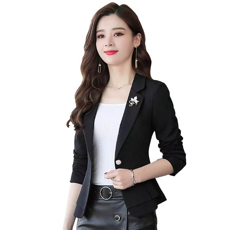 Blazer Kerja Kantor Wanita Gaya Korea Cantik Murah Terbaru - XSHOP Quinzy