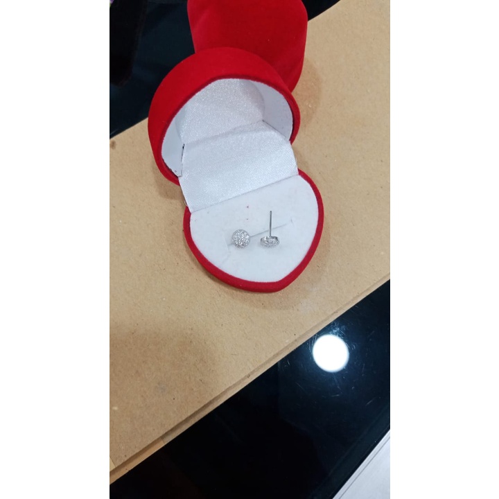 Anting Stud Perak Asli 925