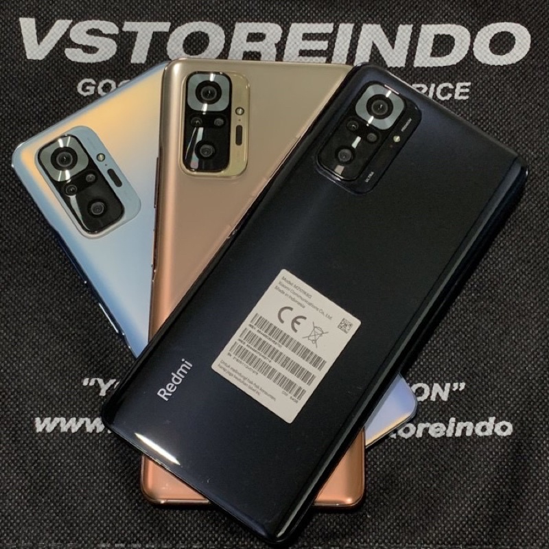 Xiaomi Redmi Note 10 Pro 6/64 GB Ex Tam Resmi Indonesia Second Bekas Ex Pemakaian Good Condition