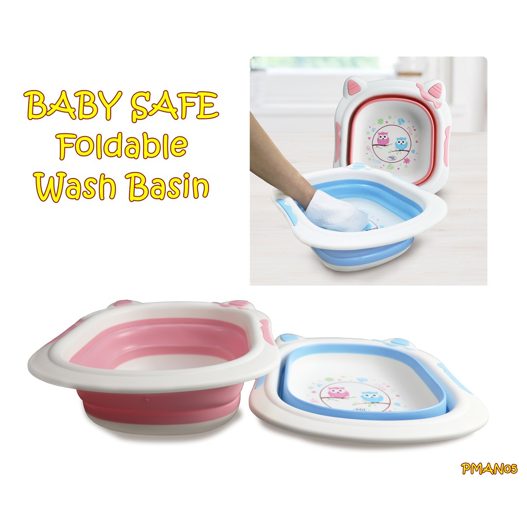 PMAN05 BABY SAFE FOLDABLE WASH BASHIN BAK WASHLAP BT003 / BASKOM WASHLAP BAYI