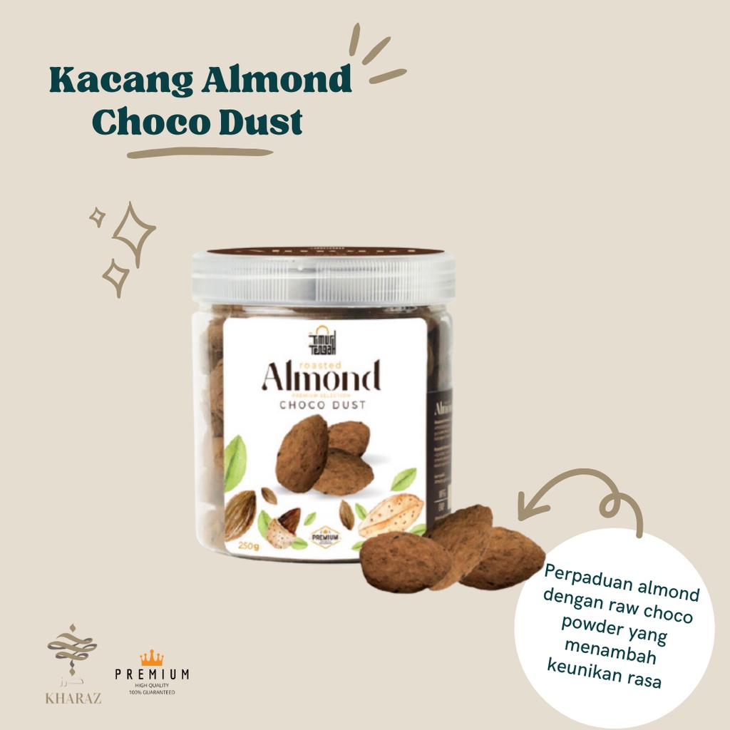 

Kacang Almond Choco Dust Coklat Tabur Cokelat Serbuk