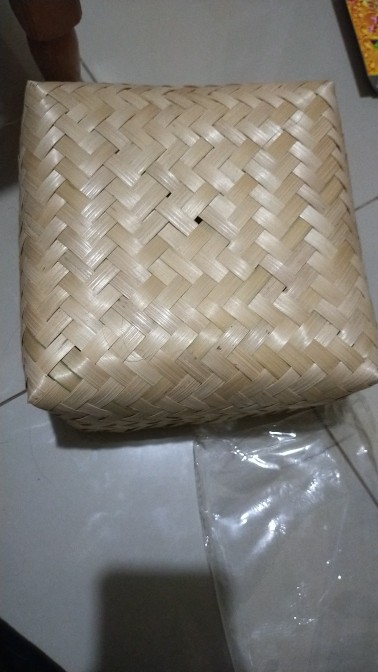 Besek Bambu 20x20, Besek Nasi Kotak Terbaik