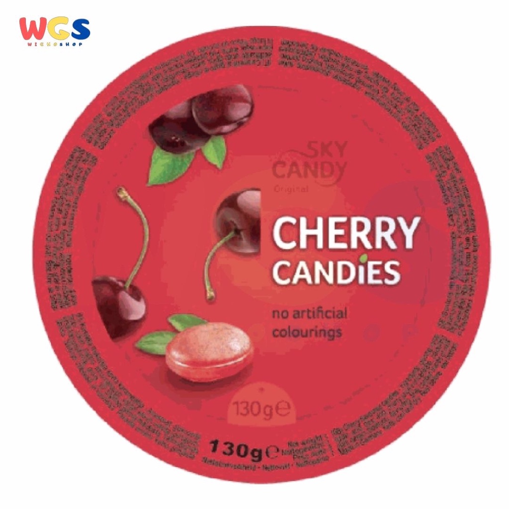 Permen Sky Candy Original Cherry Candies No Artificial Colourings 130g