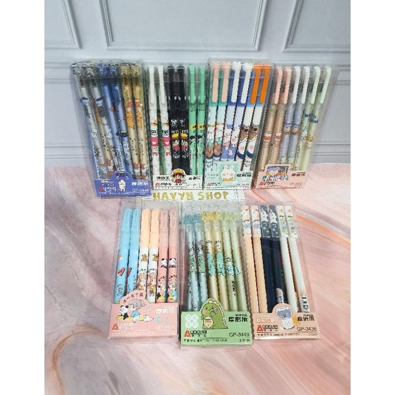 

((BISA COD)) (12pc) pen bisa hapus/pen gel hapus/erasable pen/pen hapus lucu fancy ODEMEI