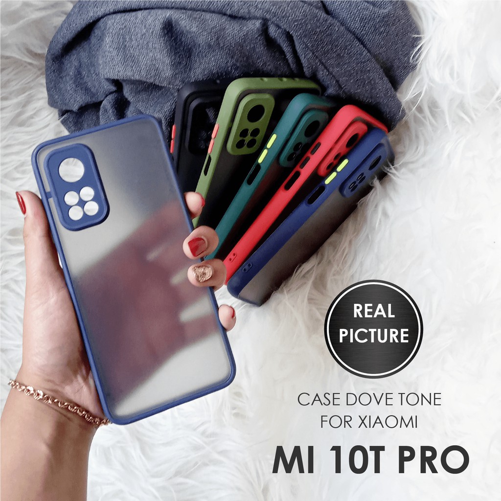 CASE HP XIAOMI MI 10T SOFTCASE DOVE MATTE PLUS PELINDUNG CAMERA