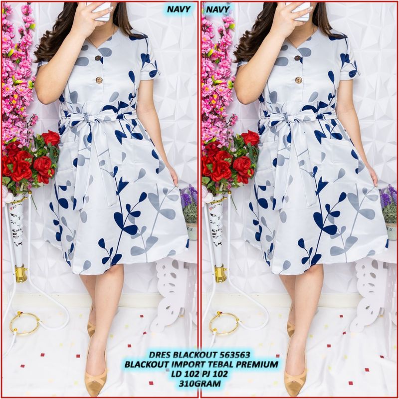 VB--(vb07122dress)DRES BLACKOUT 563563