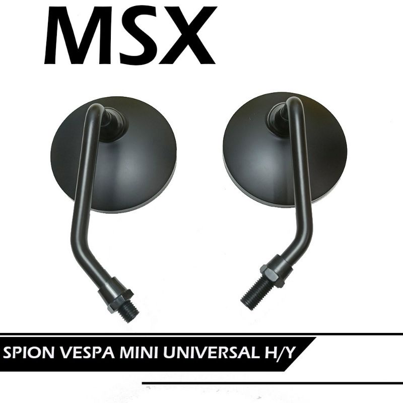 Spion Vespa Mini Hitam Spion Bulat mini hitam