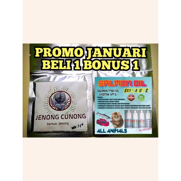 SERBUK JENONG VITAMIN IKAN LOUHAN