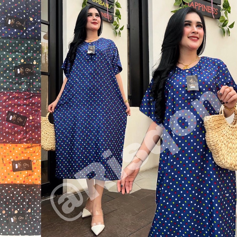 DASTER JUMBOO SOFTY KEKINIAN RAYON LD 120 LENGAN PENDEK BAHAN ADEM BUSUI BUMIL BEST SELLERo-DJ POLKA