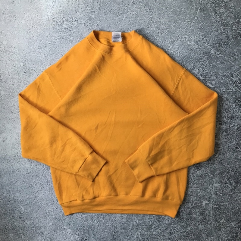90’S BLANK FRUIT OF THE LOOM SWEATSHIRT + VTG LEE