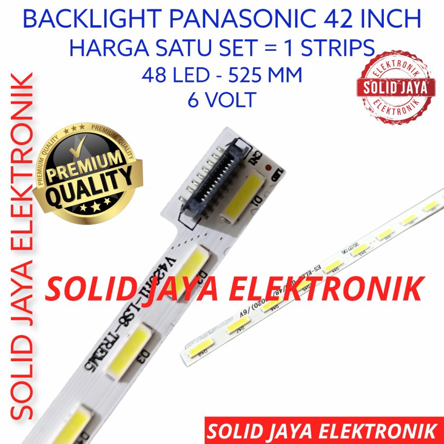 BACKLIGHT TV LED PANASONIC 42 INC TH-L42E6G TH L42E6G LAMPU BL L42 SMD IN INCH L 42 E6G FULL SET BL LAMPU SMD LIDI STRIP STRIPS BERAS THL42E6G THL42E6 G SMD