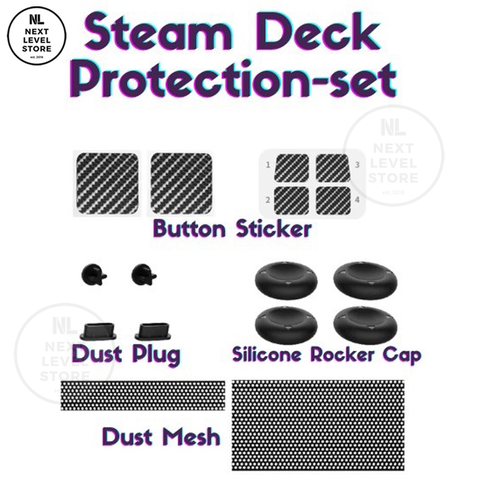 PGTech Protective Kit Trackpad Touchpad Protector Steam Deck Complete