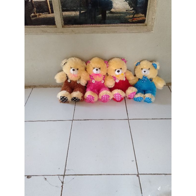 Boneka Beruang Rompi Mini 40cm