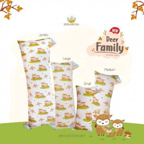 Hikarusa HIKARU SARUNG GULING Sky Deer Snow Deer Anak Bayi Size S M L XL Jumbo Cover