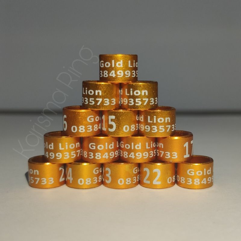 Ring Burung Laser Kenari Murai Perkutut Lovebird Puter Merpati