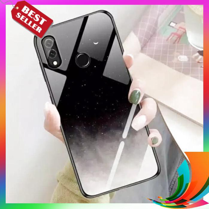 【TERBARU】 PREMIUM Case Hp Glass MOTIF STARRY 2 SAMSUNG GALAXY NOTE 10 PLUS