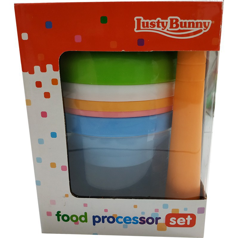 LUSTY BUNNY FOOD MAKER SET BOX LB1374 BPA FREE