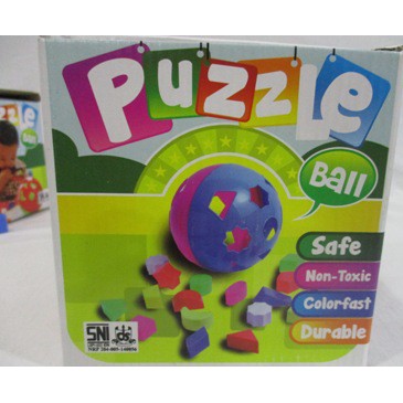 Puzzle Ball Mainan Edukasi Blok Bola / Bola Pintar ***