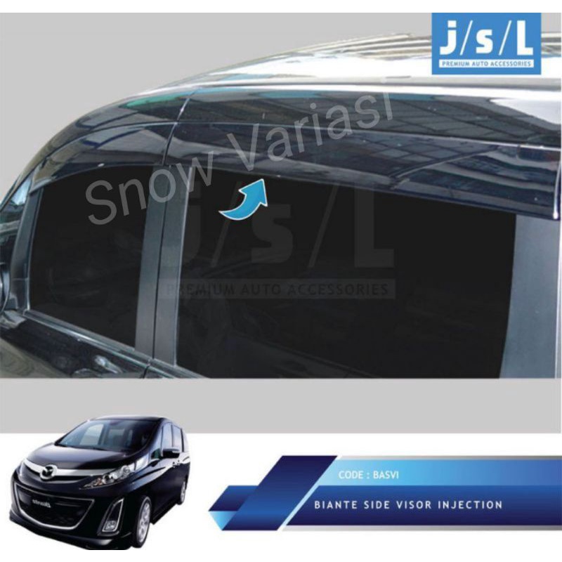 Talang Air Mazda Biante Side Visor Injection JSL