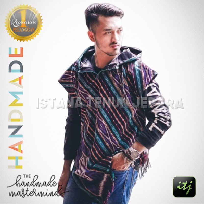 Jaket Hoodie Pria, Jaket Batik, Jaket Tenun Pria