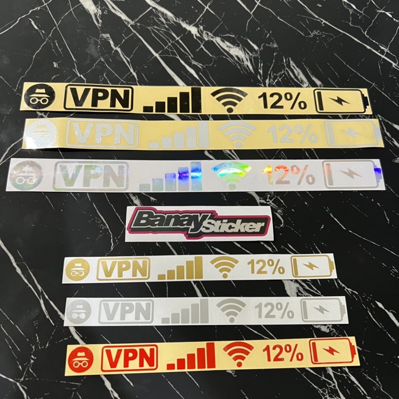 STICKER VPN SINYAL HP WIFI BATERAI CUTTING