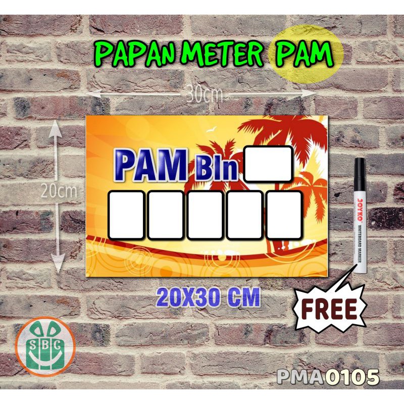 

Stokastik Papan Meter Listrik PLN PAM motif Unik - Floral 05