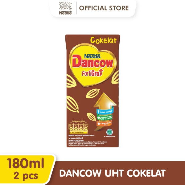 

Nestlé DANCOW Coklat FortiGro UHT 180 ml x2