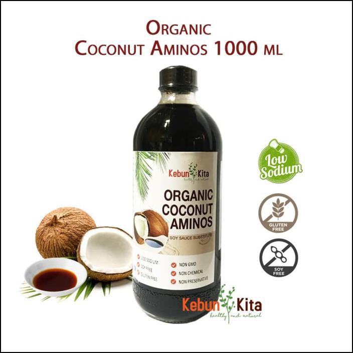 

ORGANIC COCONUT AMINOS (PENGGANTI SOY SAUCE) 1 LITER