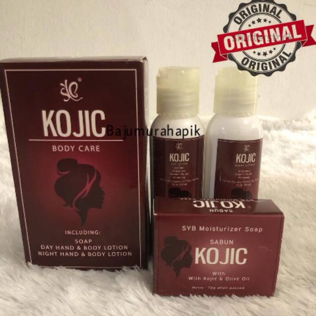 SYB Paket Kojic Body Care 3in1/ Paket Lotion Sabun Kojic